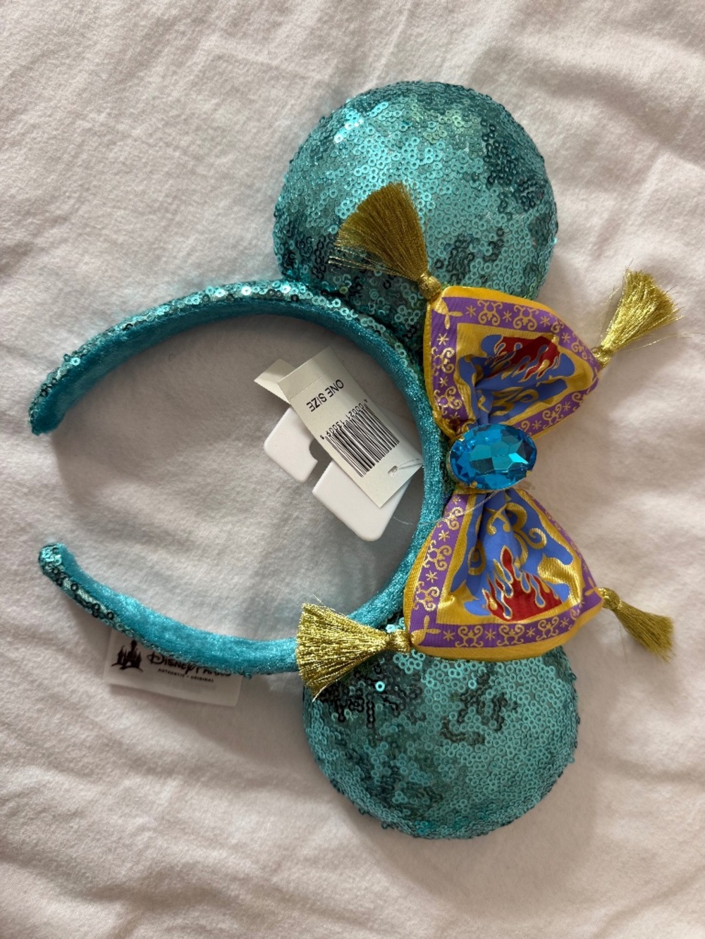 NWT Disney Parks Jasmine Magic Carpet Minnie Mouse Ear Headband Aladdin